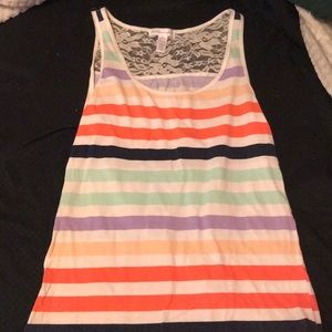 Multi colored tank top